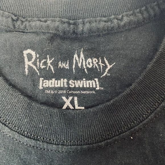 Rick and Morty Unisex Crop Tee XL - Picture 3 of 3